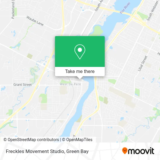 Freckles Movement Studio map