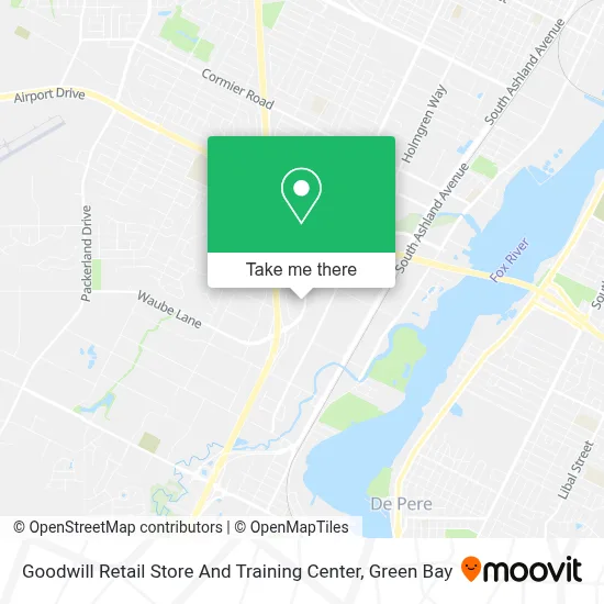 Goodwill Retail Store And Training Center map