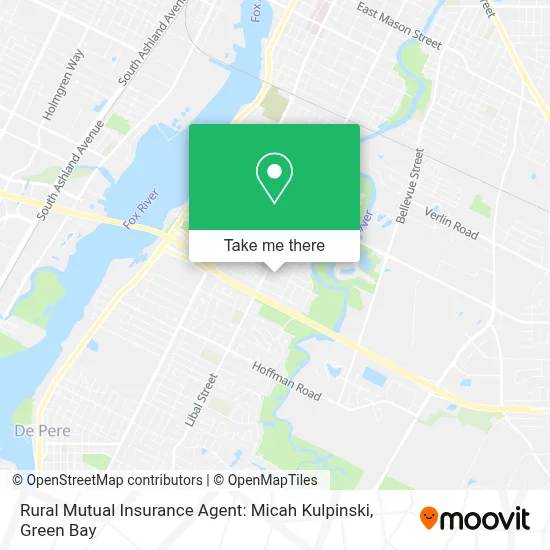 Mapa de Rural Mutual Insurance Agent: Micah Kulpinski