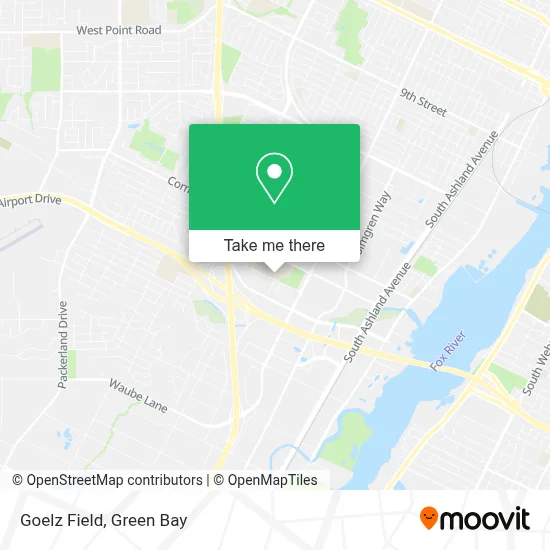 Goelz Field map