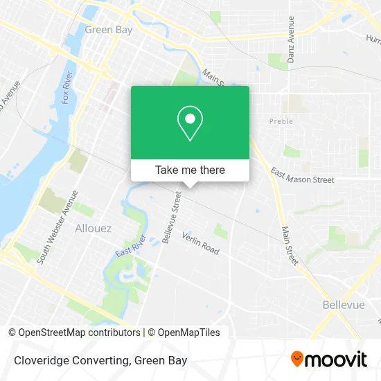 Cloveridge Converting map