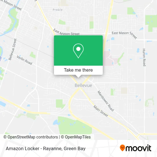 Amazon Locker - Rayanne map