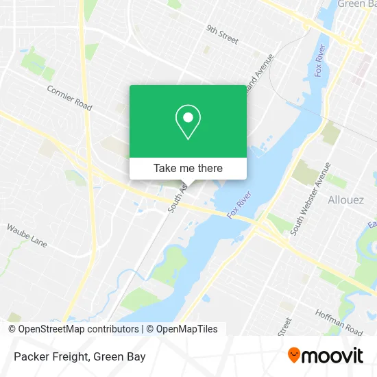 Packer Freight map