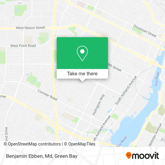Benjamin Ebben, Md map