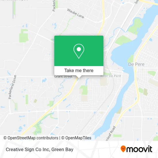 Creative Sign Co Inc map