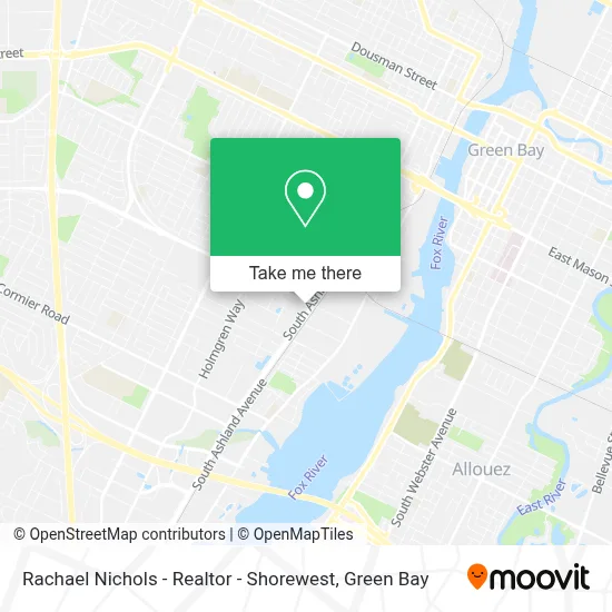 Rachael Nichols - Realtor - Shorewest map