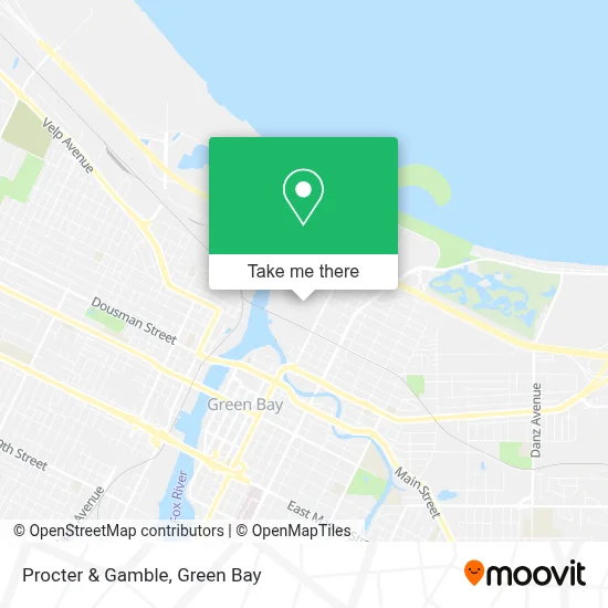Procter & Gamble map