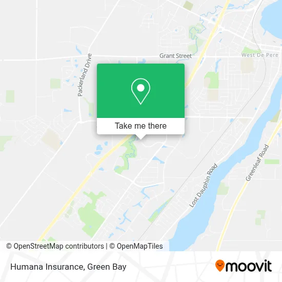 Humana Insurance map