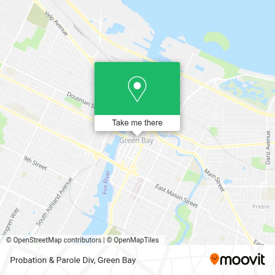 Probation & Parole Div map