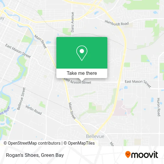 Rogan's Shoes map