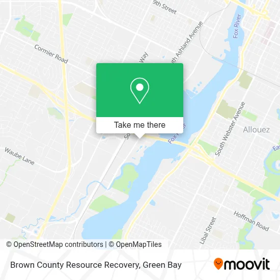 Brown County Resource Recovery map
