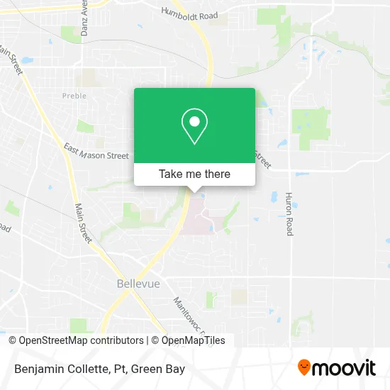 Benjamin Collette, Pt map