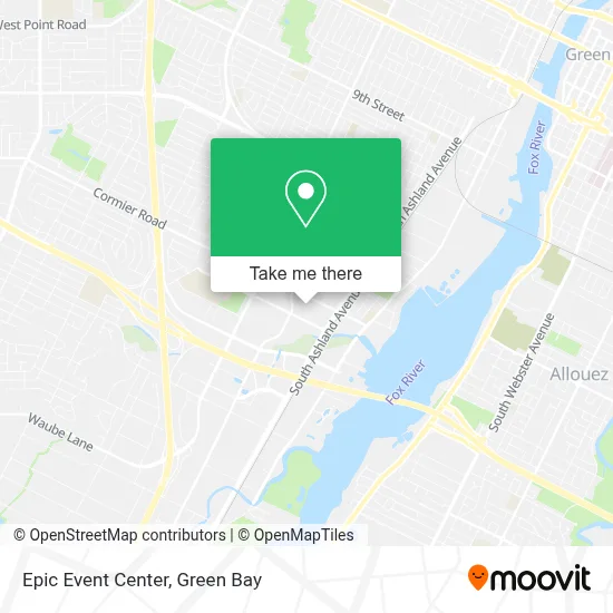 Epic Event Center map
