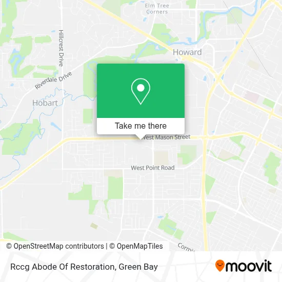 Rccg Abode Of Restoration map