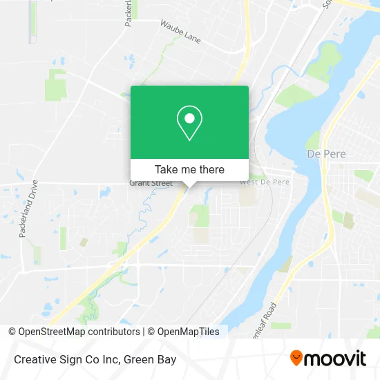 Creative Sign Co Inc map