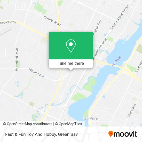 Fast & Fun Toy And Hobby map