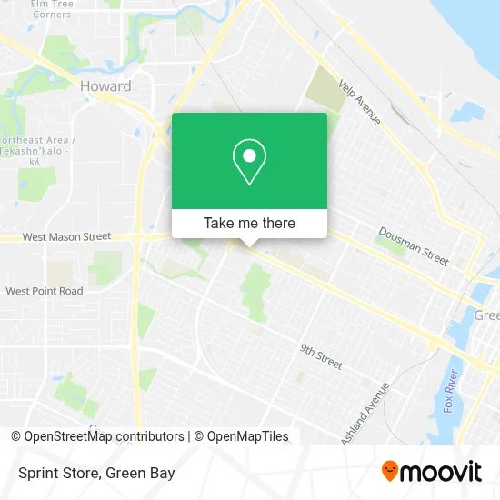 Sprint Store map