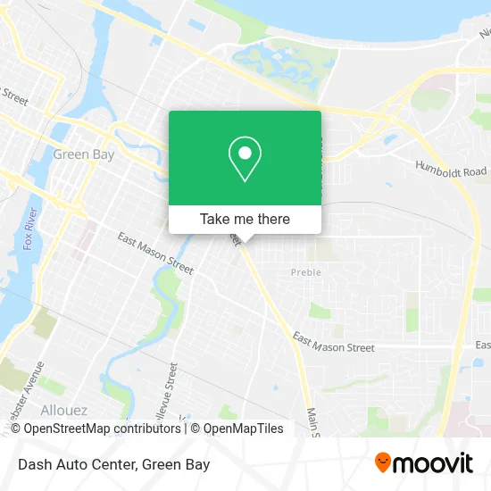 Dash Auto Center map