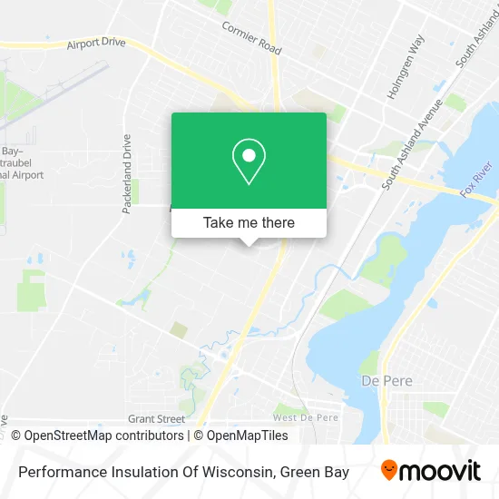 Performance Insulation Of Wisconsin map