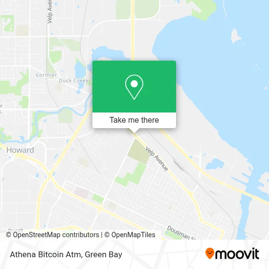 Athena Bitcoin Atm map