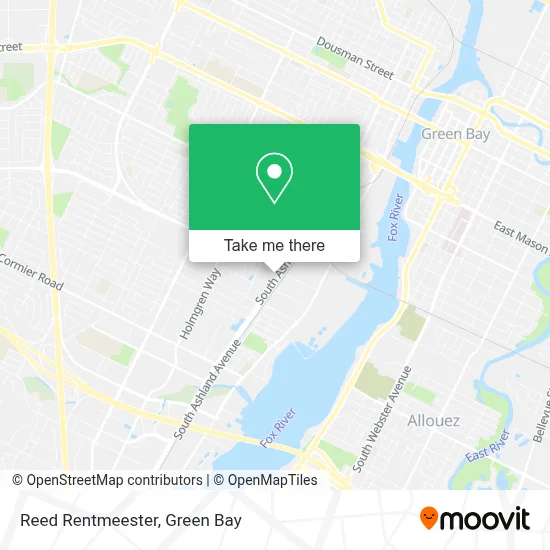 Reed Rentmeester map