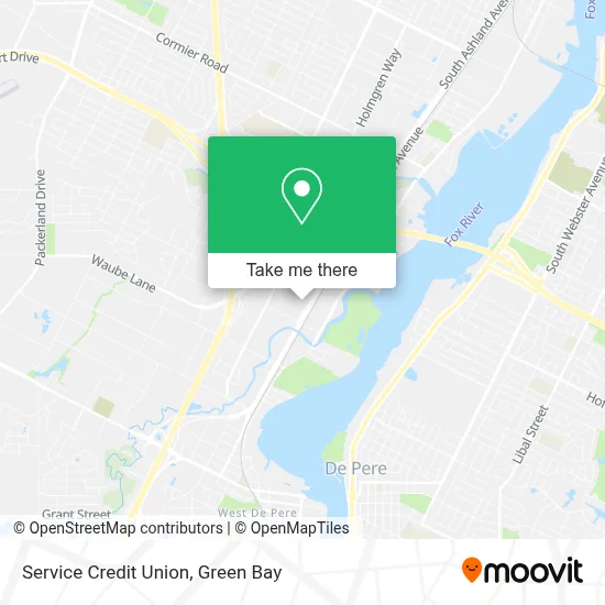 Service Credit Union map