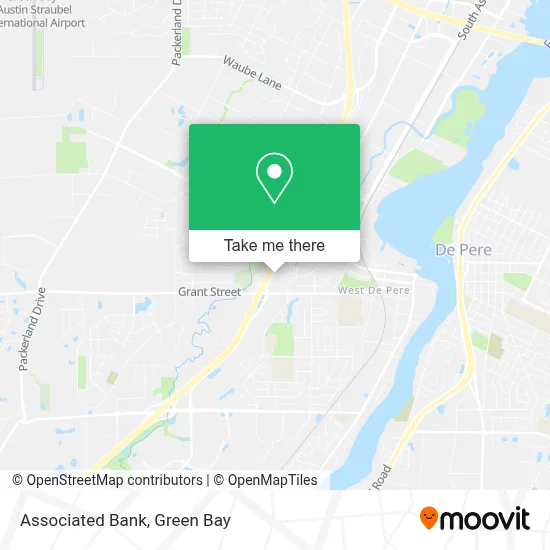 Associated Bank map