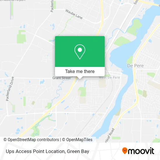 Mapa de Ups Access Point Location