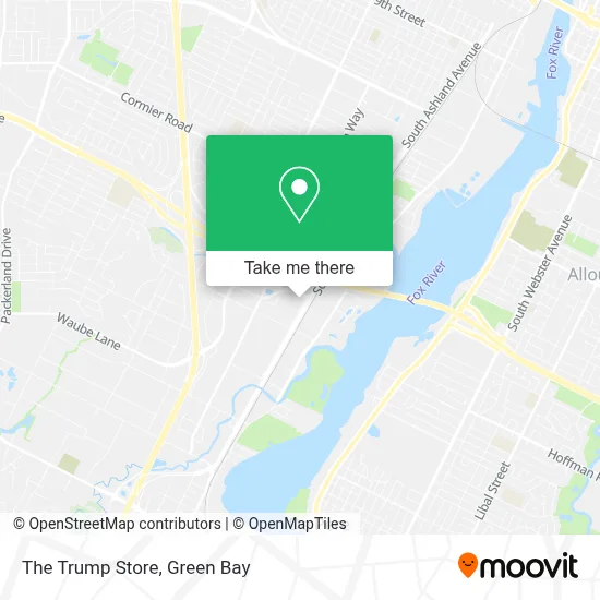 The Trump Store map