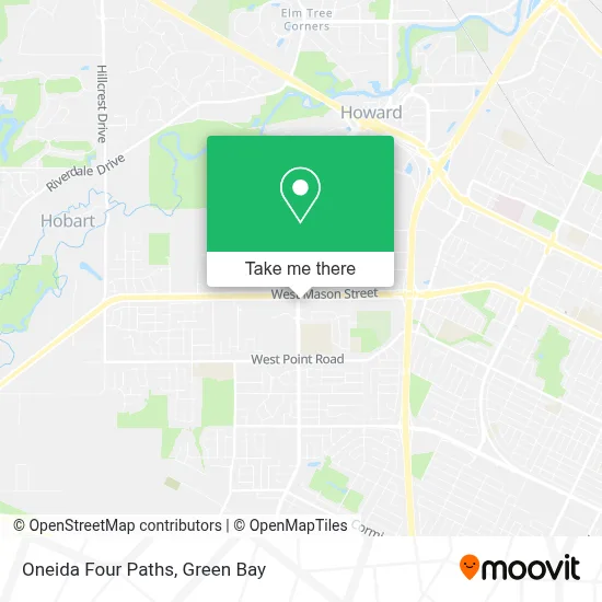 Oneida Four Paths map