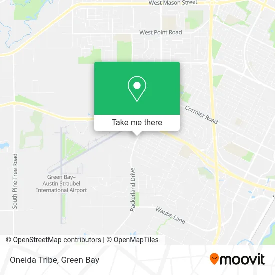 Oneida Tribe map