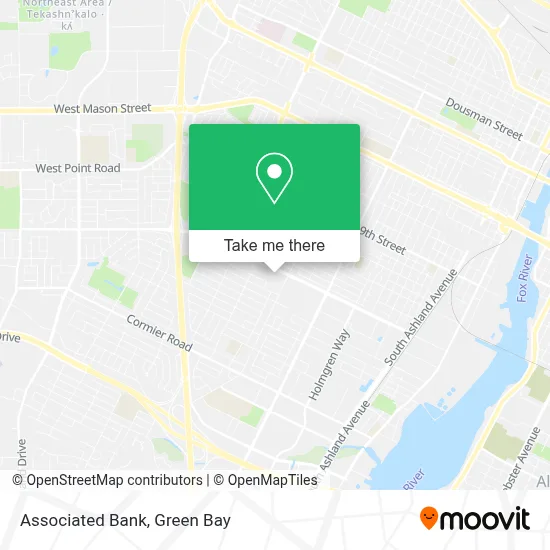 Associated Bank map