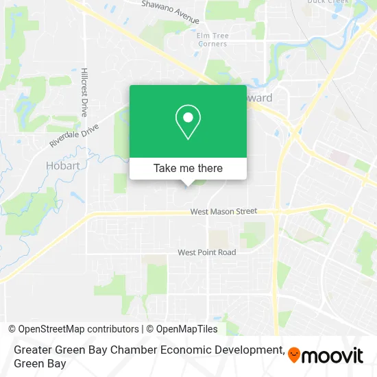 Greater Green Bay Chamber Economic Development map