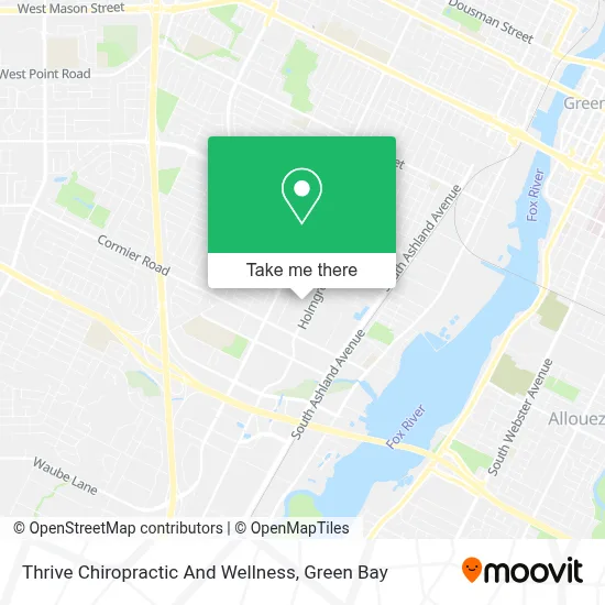 Thrive Chiropractic And Wellness map