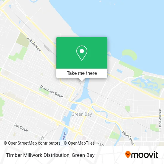 Timber Millwork Distribution map
