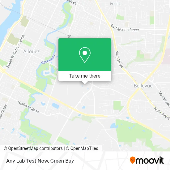 Any Lab Test Now map