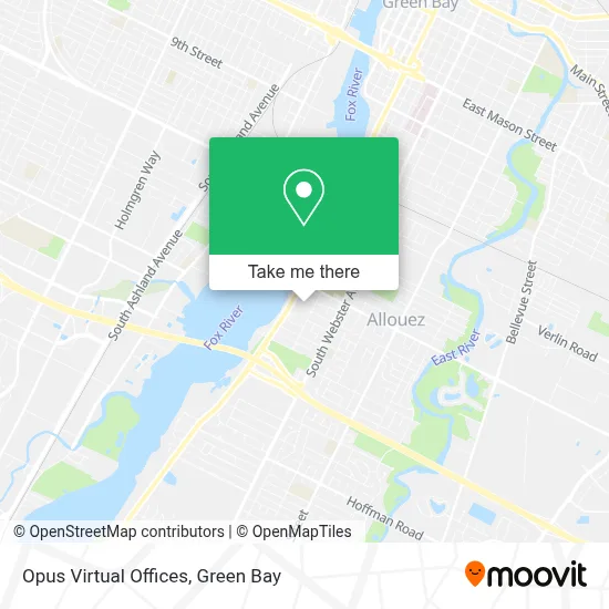 Opus Virtual Offices map