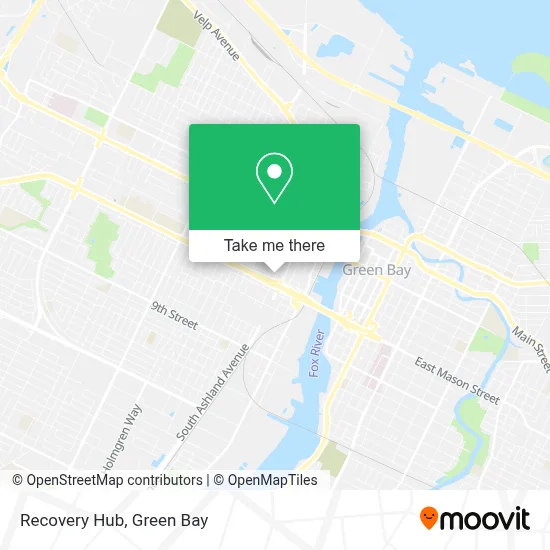Recovery Hub map