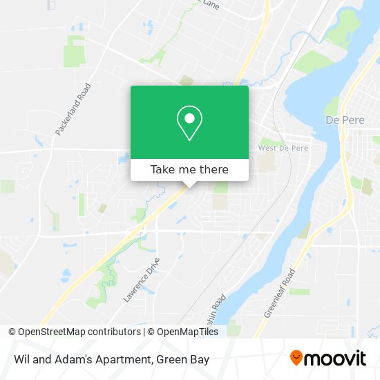 Wil and Adam's Apartment map
