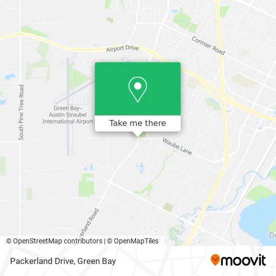 Packerland Drive map