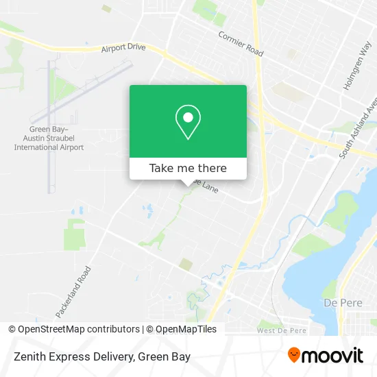Zenith Express Delivery map