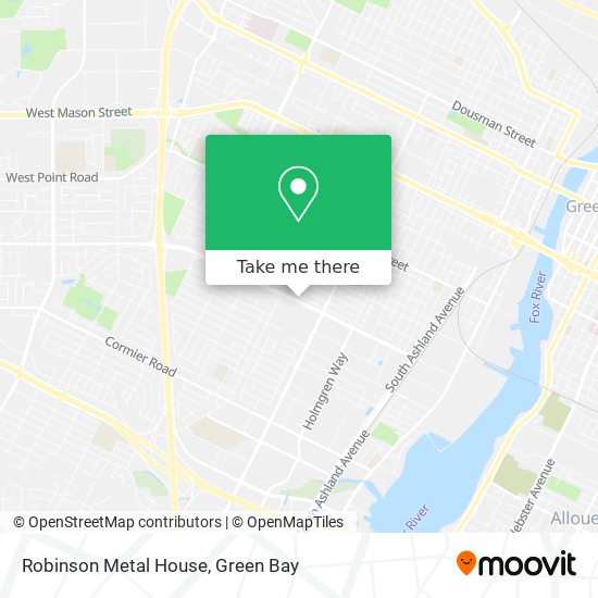 Robinson Metal House map