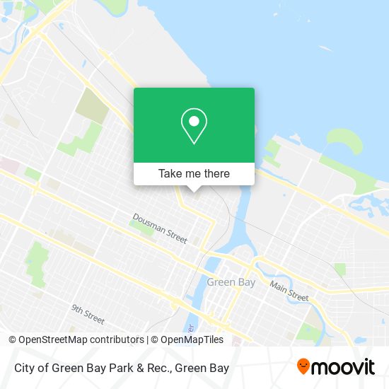 City of Green Bay Park & Rec. map