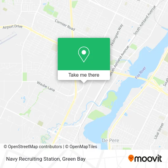 Mapa de Navy Recruiting Station