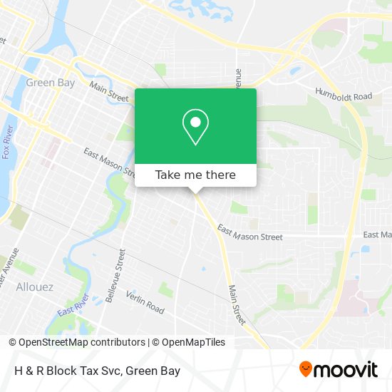 H & R Block Tax Svc map