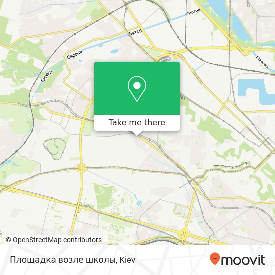 Площадка возле школы map