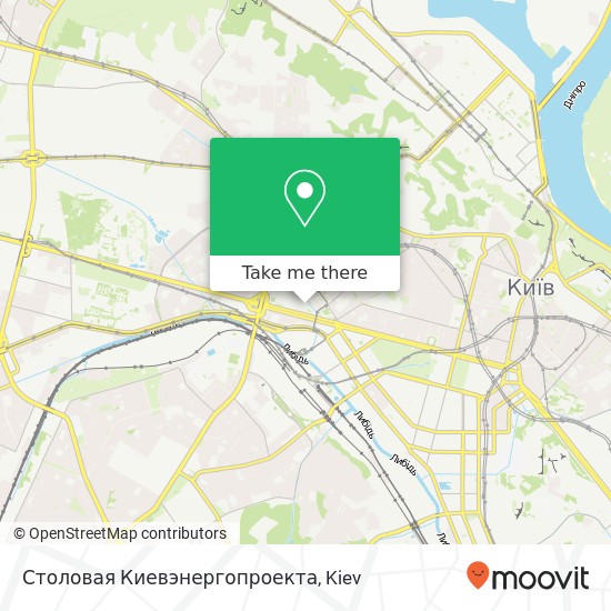 Столовая Киевэнергопроекта map