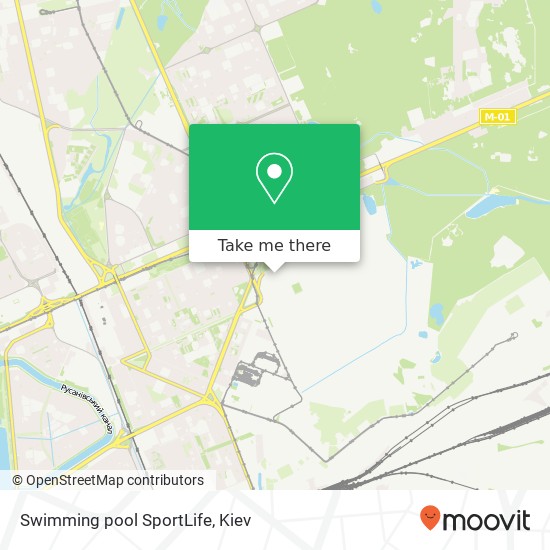 Swimming pool SportLife map