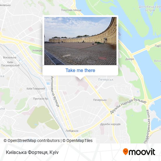 Київська Фортеця map