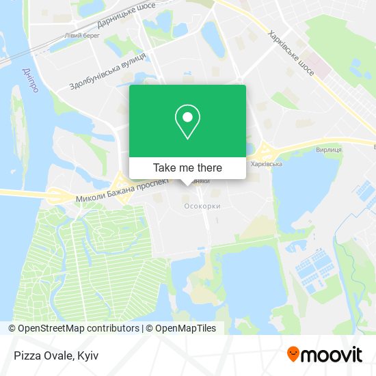 Pizza Ovale map